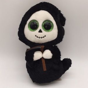 Ty Beanie Boos Grimm The Ghost with Sickle 7 Inch Plush Toy Halloween